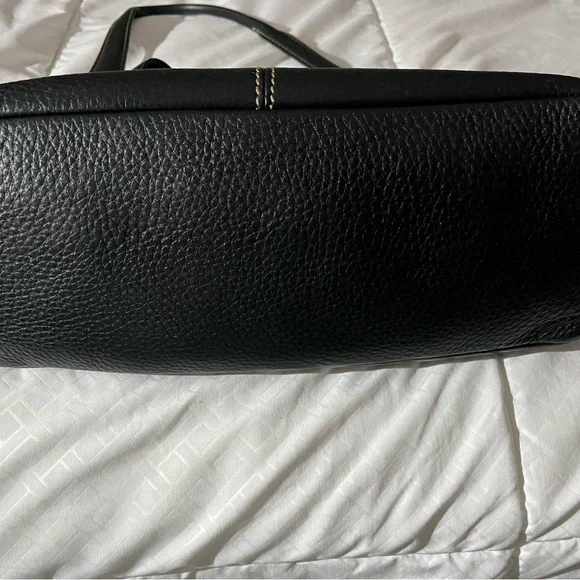 Fossil Black Pebbled Leather Shoulder Bag with Matching Wallet - Picture 5 of 5